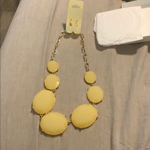 Necklace and earrings